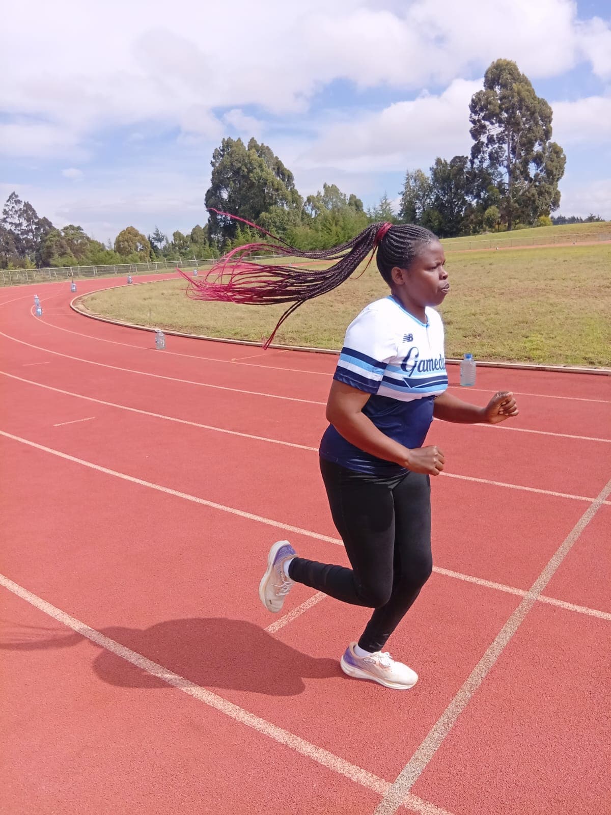 Jerotich Joan in her running attire