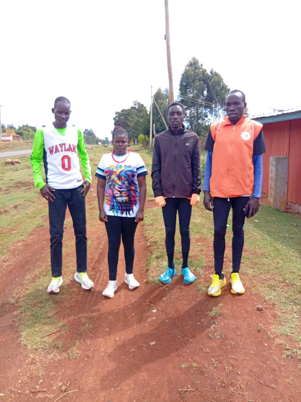 Jerotich Joan wearing running attire