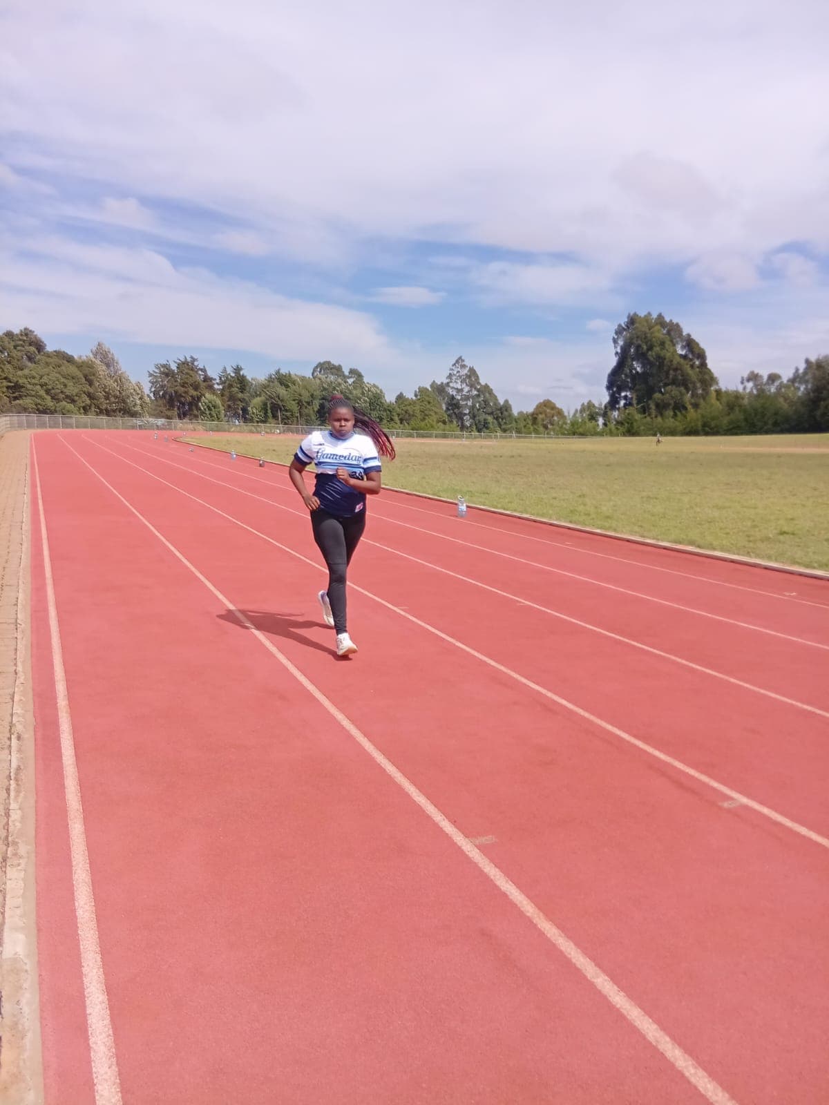 Jerotich Joan in her running attire